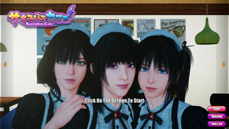 【电脑-SLG/亚洲/动态】魅魔咖啡厅 v2.1.1-ACG游戏社