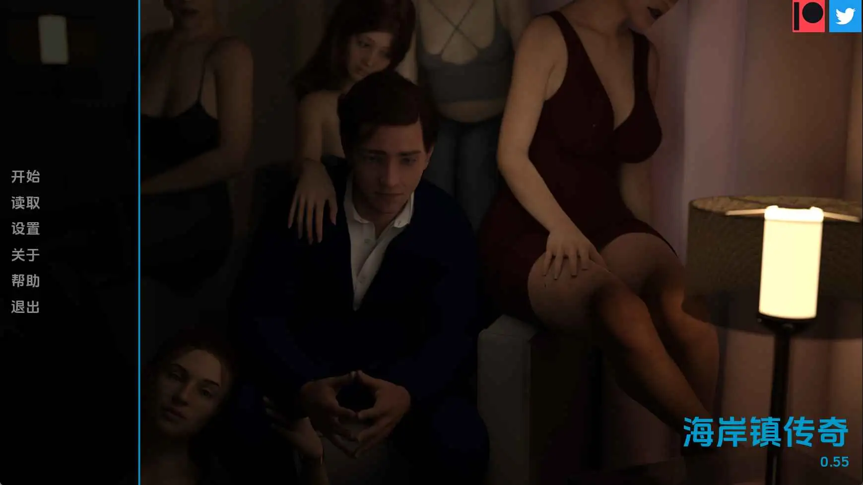 【安卓+电脑-SLG/欧美/动态】海岸镇传奇v0.55赞助 AI汉化版-ACG游戏社