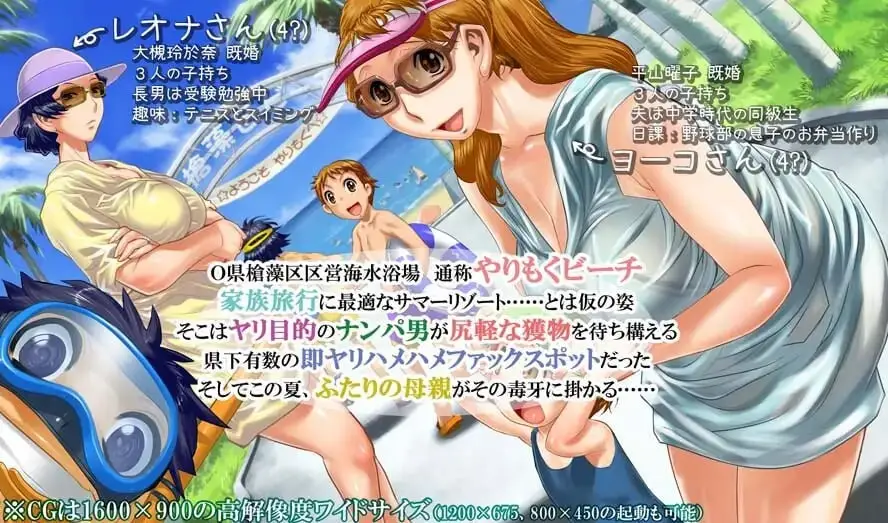 图片[2]-【电脑-ADV/日式/出轨/人妻】猎艳海滩～不愿目睹的母亲模样～ やりもくナンパビーチ ～見たくなかった母の姿～ AI汉化版 - ACG游戏社-ACG游戏社