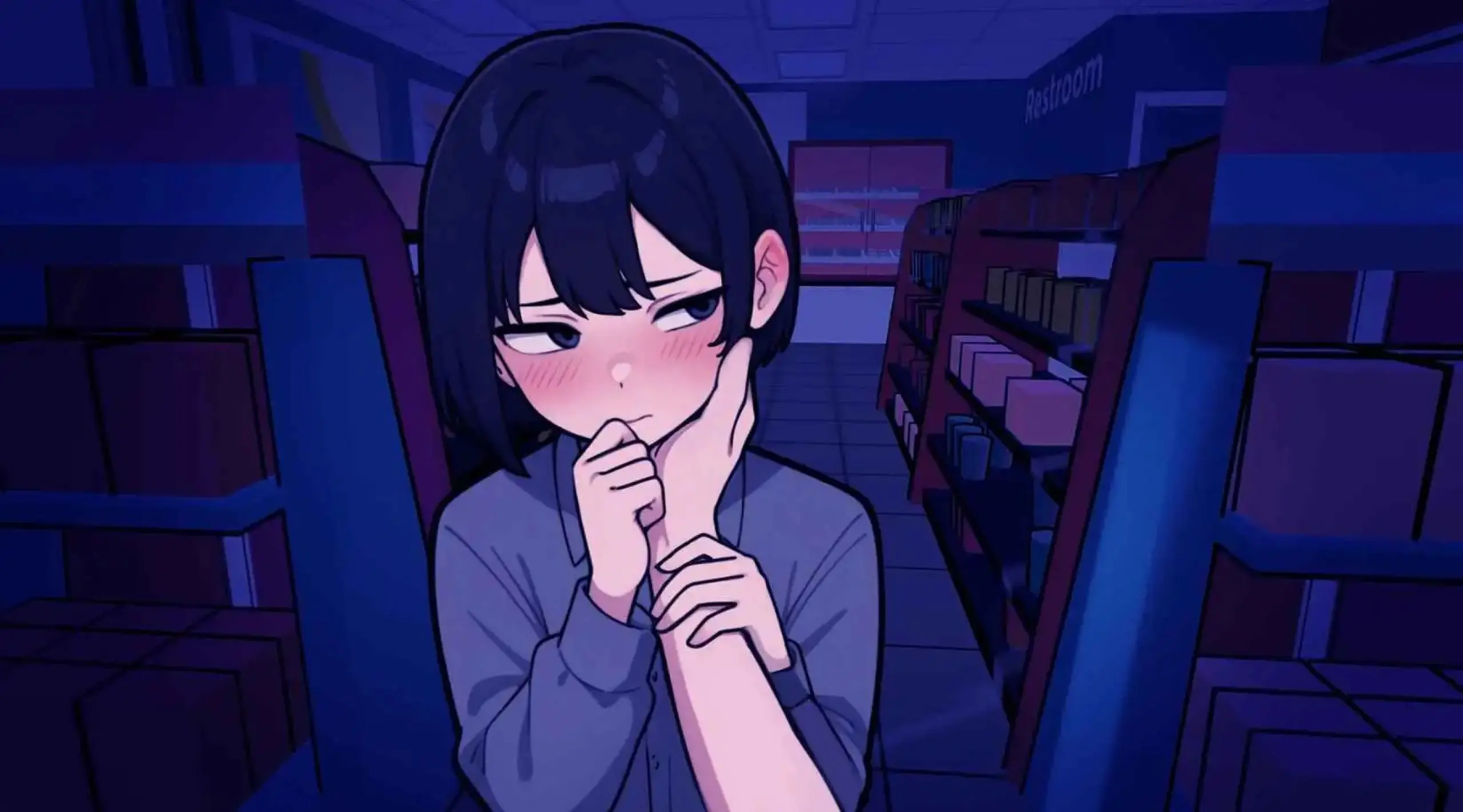 图片[2]-【安卓+电脑-SLG/欧美/动态】与伪娘共度午夜轮班v1.0 AI汉化版 - ACG游戏社-ACG游戏社